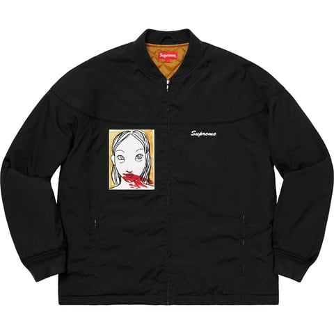 Supreme Mug Shot Crew Jacket - Black