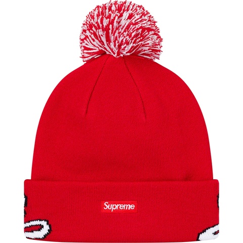 Supreme New Era® Script Cuff Beanie - Red
