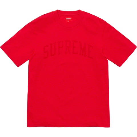 Supreme Chenille Arc Logo S/S Top - Red