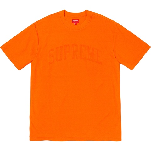 Supreme Chenille Arc Logo S/S Top - Orange
