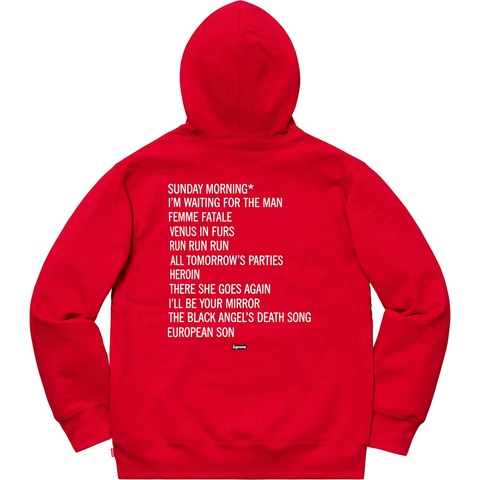 Supreme/The Velvet Underground Hooded Sweatshirt - Supreme