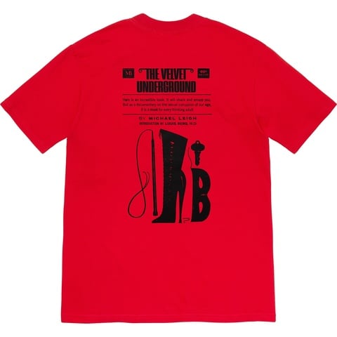Supreme Supreme/The Velvet Underground Tee - Red