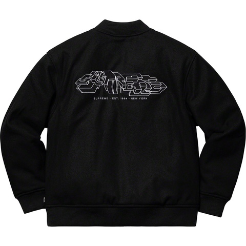 Delta Logo Varsity Jacket - fall/winter 2019 - Supreme