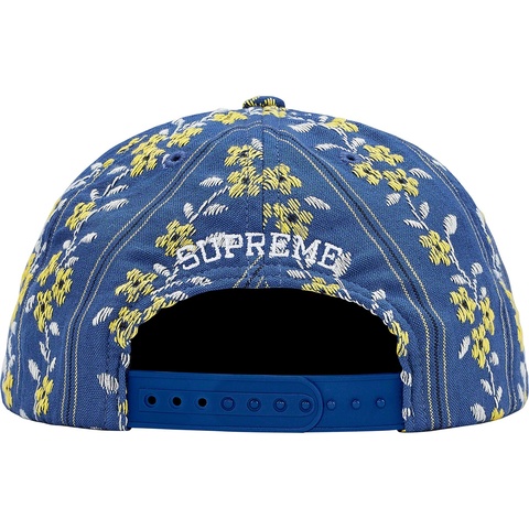 Supreme Flower Jacquard 5-Panel - Blue
