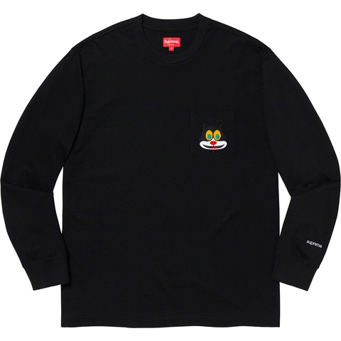 Cat L/S Pocket Tee - fall/winter 2019 - Supreme