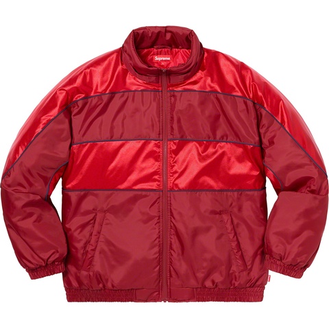 Supreme Sports Piping Puffy Jacket - Red