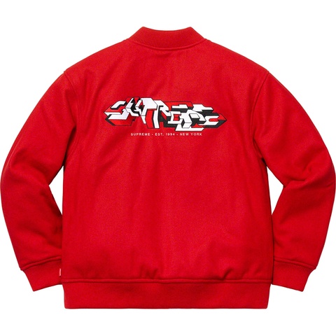 Delta Logo Varsity Jacket - fall/winter 2019 - Supreme