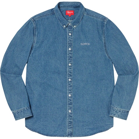 Supreme Denim Shirt - Blue