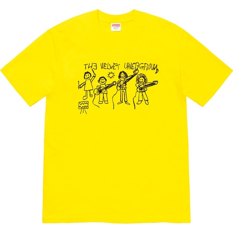 Supreme Supreme/The Velvet Underground Drawing Tee - Yellow