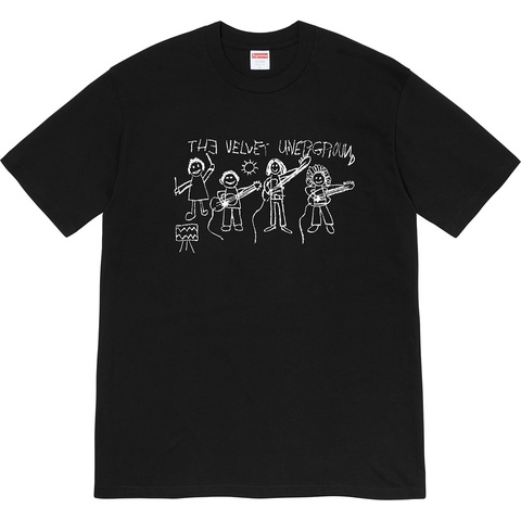Supreme Supreme/The Velvet Underground Drawing Tee - Black