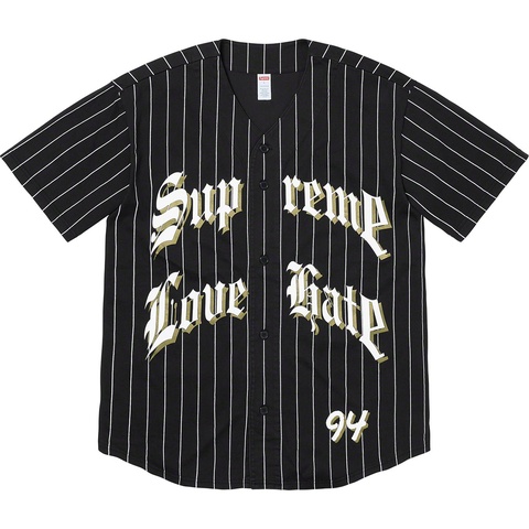 Love Hate Baseball Jersey - SupremeCommunity