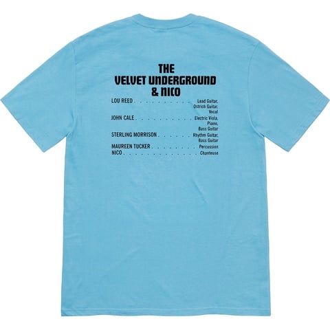 Supreme Supreme/The Velvet Underground & Nico Tee - Light Slate