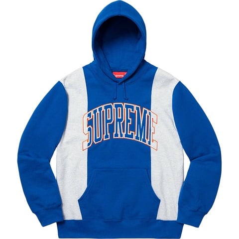 希少XL　Supreme 19FW Paneled Arc パーカー　ブルー Paneled Arc Hooded Sweatshirt - fall/winter 2019 - Supreme