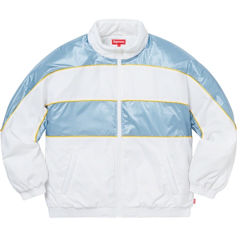 Supreme Sports Piping Puffy Jacket - White