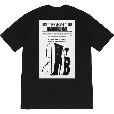 Supreme Supreme/The Velvet Underground Tee - Black
