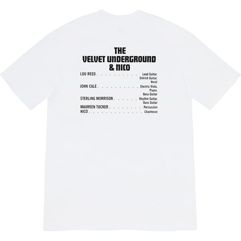 Supreme Supreme/The Velvet Underground & Nico Tee - White