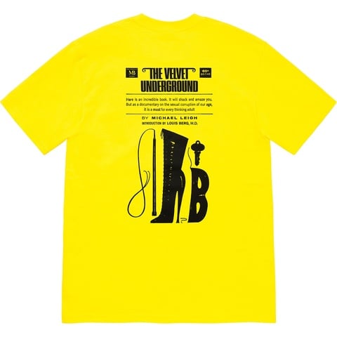 Supreme Supreme/The Velvet Underground Tee - Yellow