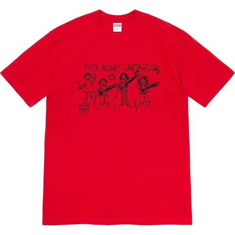 Supreme Supreme/The Velvet Underground Drawing Tee - Red
