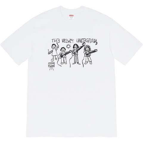 Supreme Supreme/The Velvet Underground Drawing Tee - White