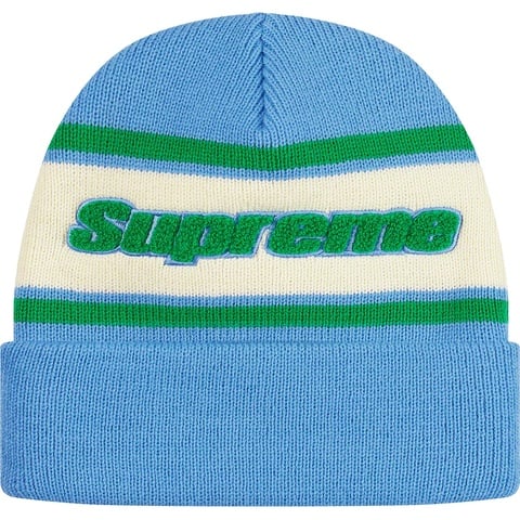 シュプリーム Supreme Chenille Stripe Beanie Chenille Stripe Beanie - fall/winter 2019 - Supreme