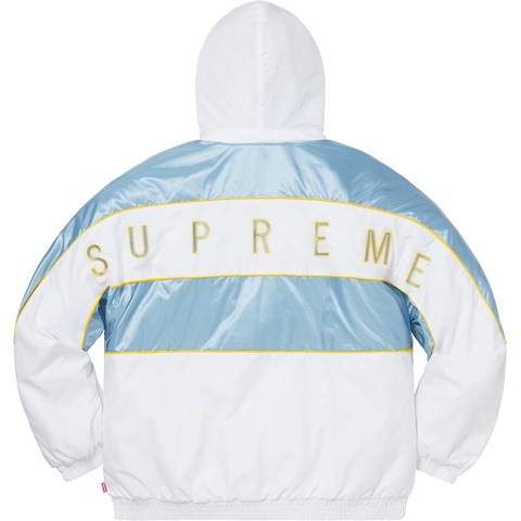 Supreme Sports Piping Puffy Jacket - White