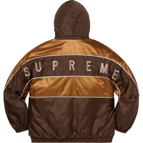Supreme Sports Piping Puffy Jacket - Brown