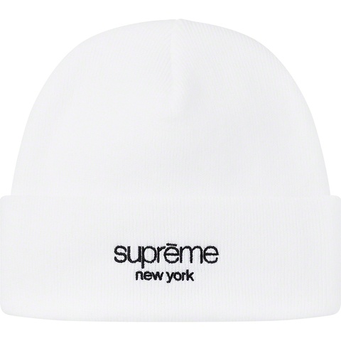 Supreme Radar Beanie - White