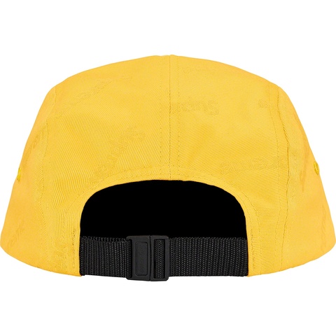 Supreme Jacquard Logos Twill Camp Cap - Yellow