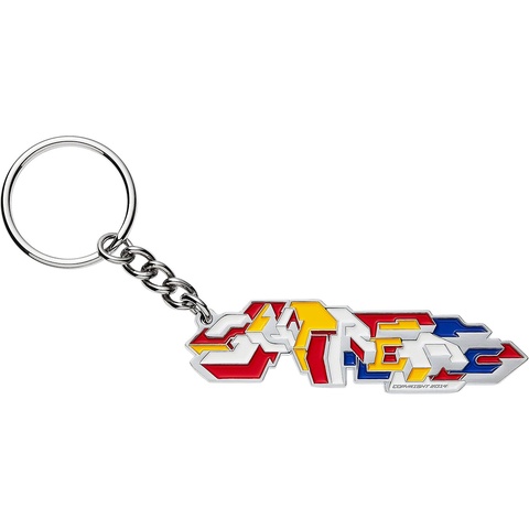 Supreme Delta Logo Keychain - Multicolor