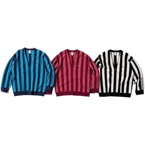 Supreme Supreme®/LACOSTE Stripe Cardigan - $188.00
