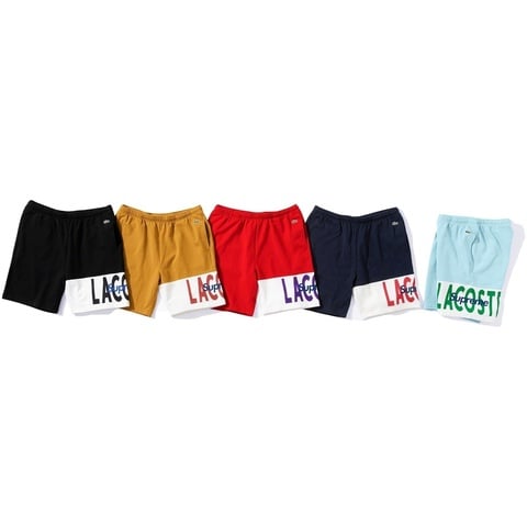 Supreme Supreme®/LACOSTE Logo Panel Sweatshort - $128.00