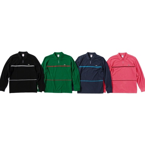 Supreme Supreme®/LACOSTE Pique Zip L/S Polo - $148.00