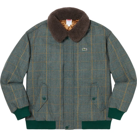 Supreme Supreme®/LACOSTE Wool Bomber Jacket - Plaid