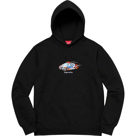 Supreme Cop Car Hooded Sweatshirt - Black
