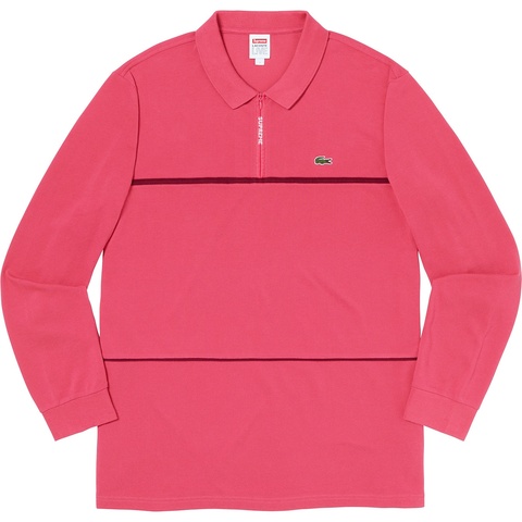 Supreme®/LACOSTE Pique Zip L/S Polo - Supreme