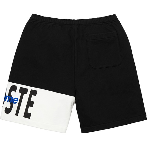 Supreme Supreme®/LACOSTE Logo Panel Sweatshort - Black