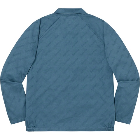 Snap Front Jacquard Logos Twill Jacket - Supreme