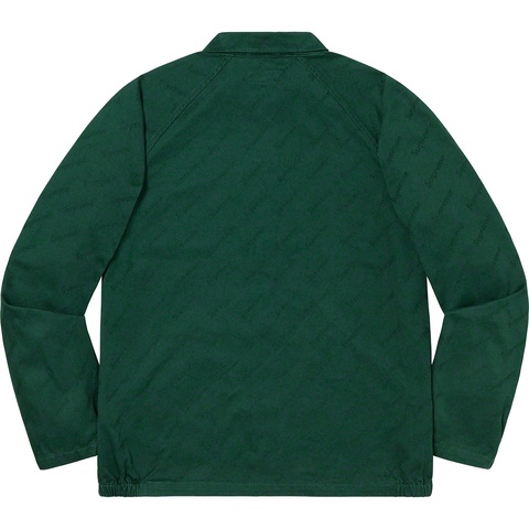 Snap Front Jacquard Logos Twill Jacket - Supreme