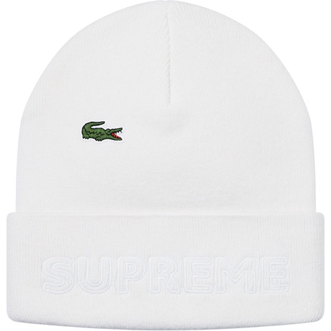 Supreme Supreme®/LACOSTE Beanie - White
