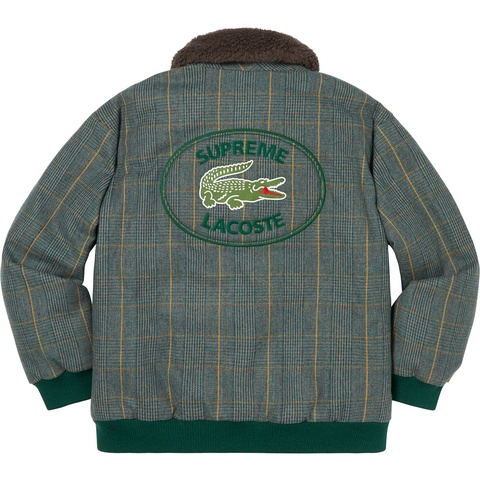 Supreme Supreme®/LACOSTE Wool Bomber Jacket - Plaid