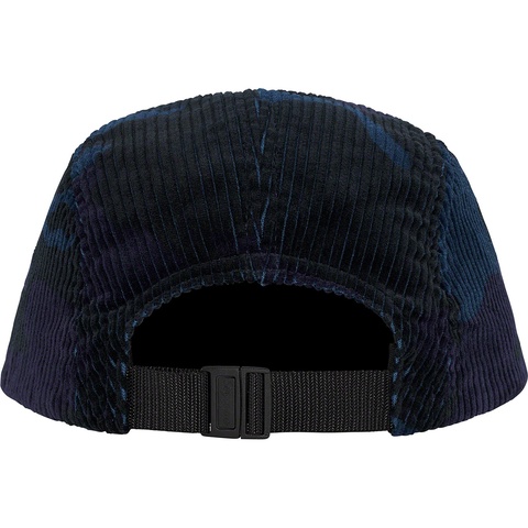 Supreme Camo Corduroy Camp Cap - Navy Camo