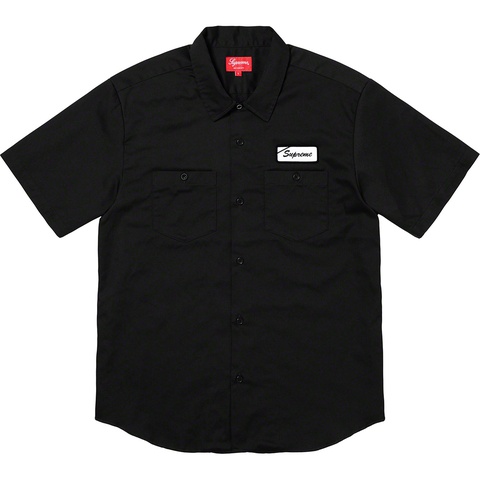 Supreme God's Favorite S/S Work Shirt - Black