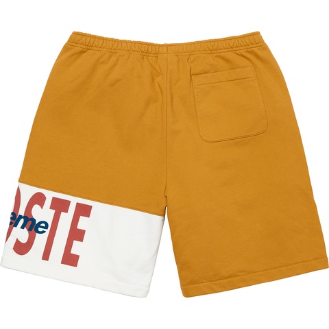 Supreme Supreme®/LACOSTE Logo Panel Sweatshort - Gold