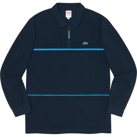 Supreme®/LACOSTE Pique Zip L/S Polo - Supreme