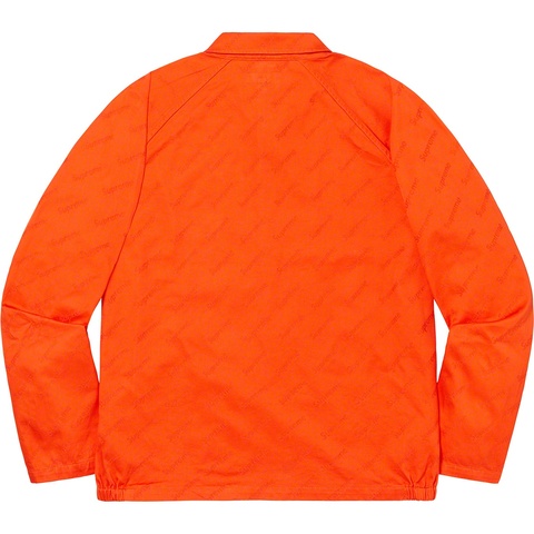 Snap Front Jacquard Logos Twill Jacket - Supreme