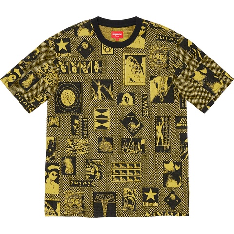 Supreme Heaven Jacquard S/S Top - Yellow