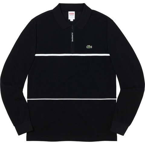 Supreme®/LACOSTE Pique Zip L/S Polo - Supreme