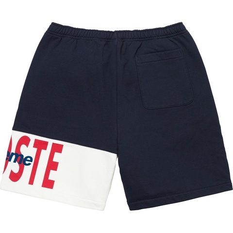 Supreme Supreme®/LACOSTE Logo Panel Sweatshort - Navy