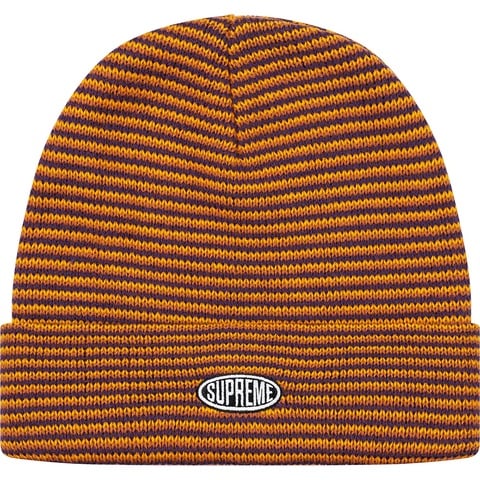 Supreme Zig Zag Stripe Beanie - Orange