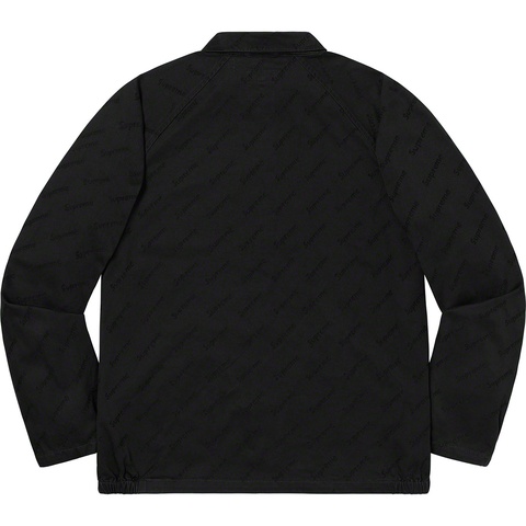 Snap Front Jacquard Logos Twill Jacket - Supreme